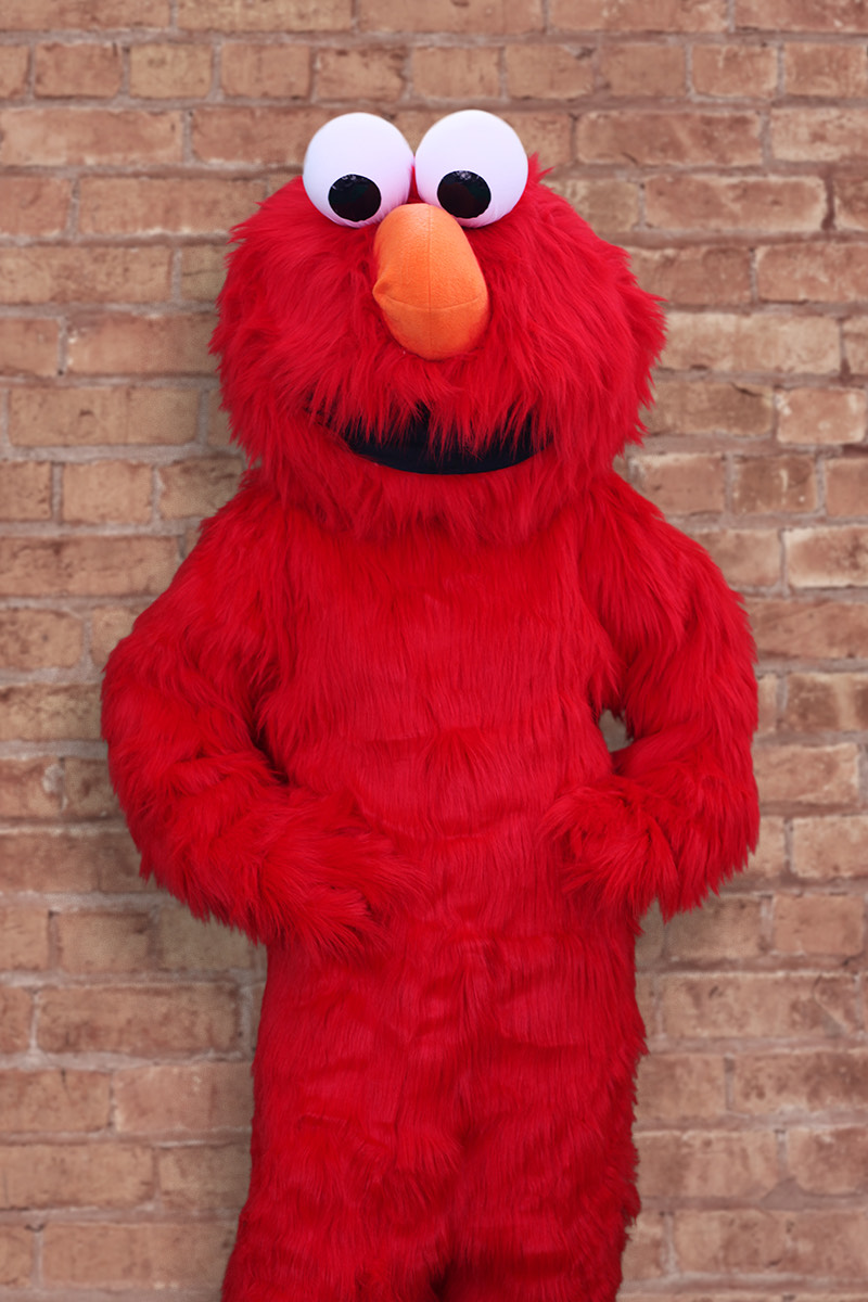 Elmo mascot character for birthday parties in San Jose