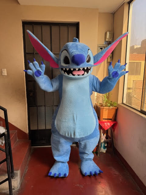 Stitch mascot character for birthday parties in San Jose