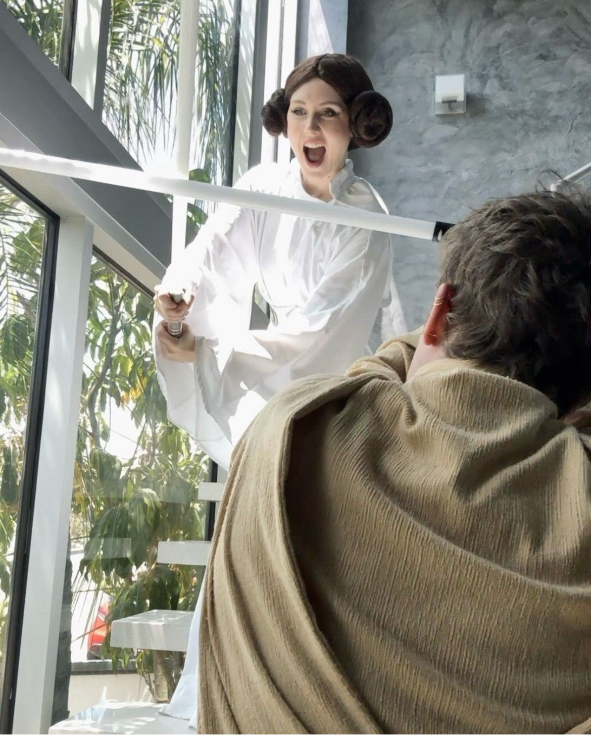 Jedi training at kids birthday party San Jose