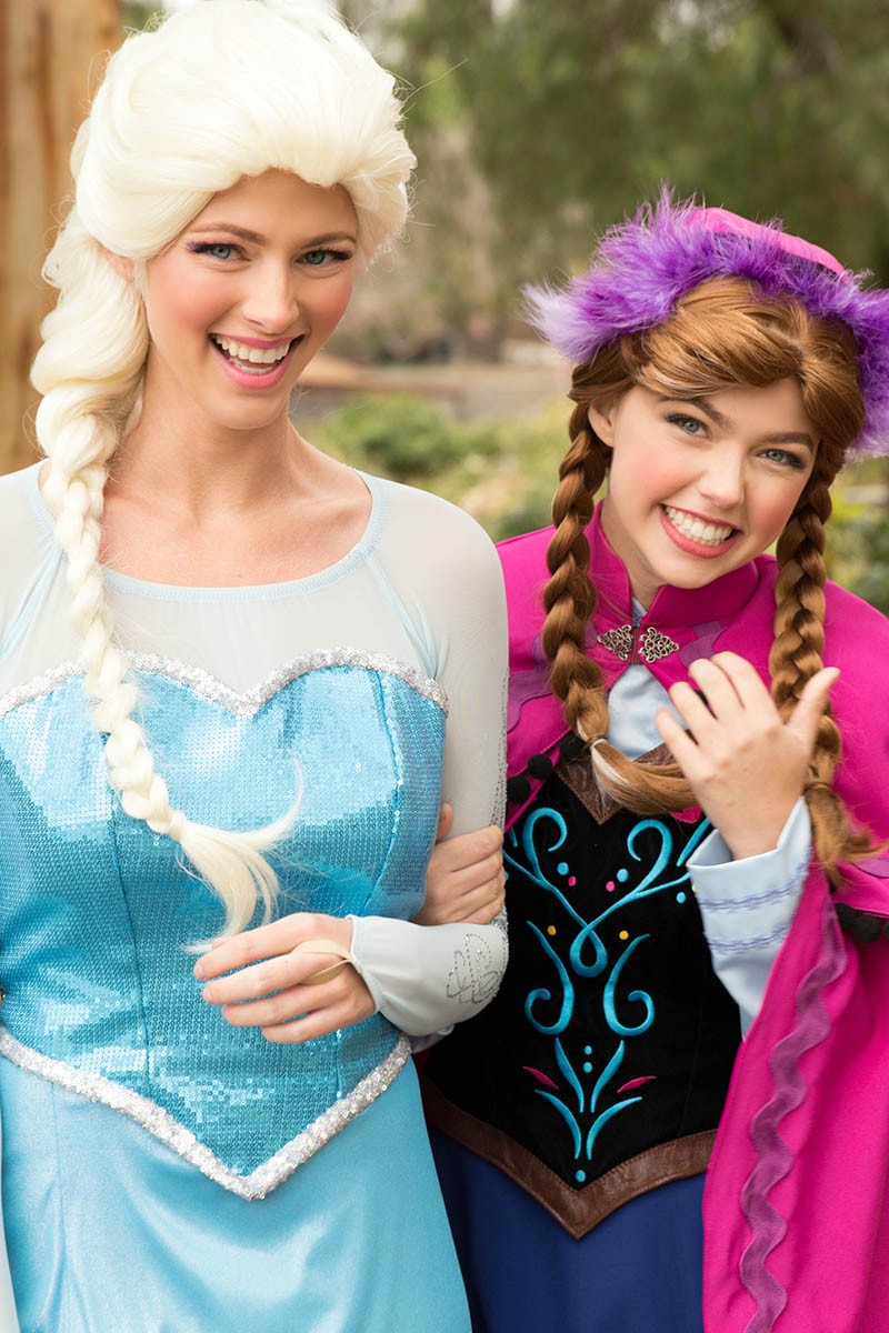 Elsa and anna party character for kids in san jose